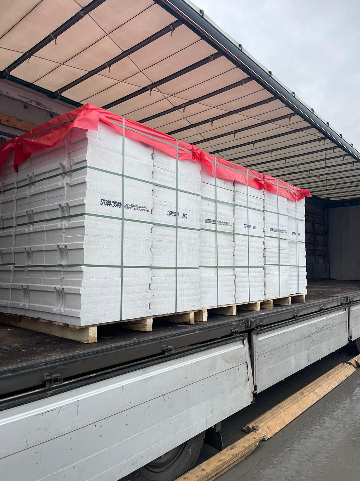 Газобетон ПОРЕВИТ D500 B2.5 625x100x250